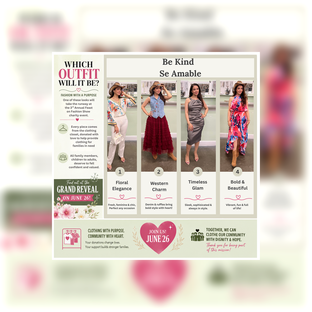 Feast On Fashion (2026) at Showalter Colgin & Davis community involvement