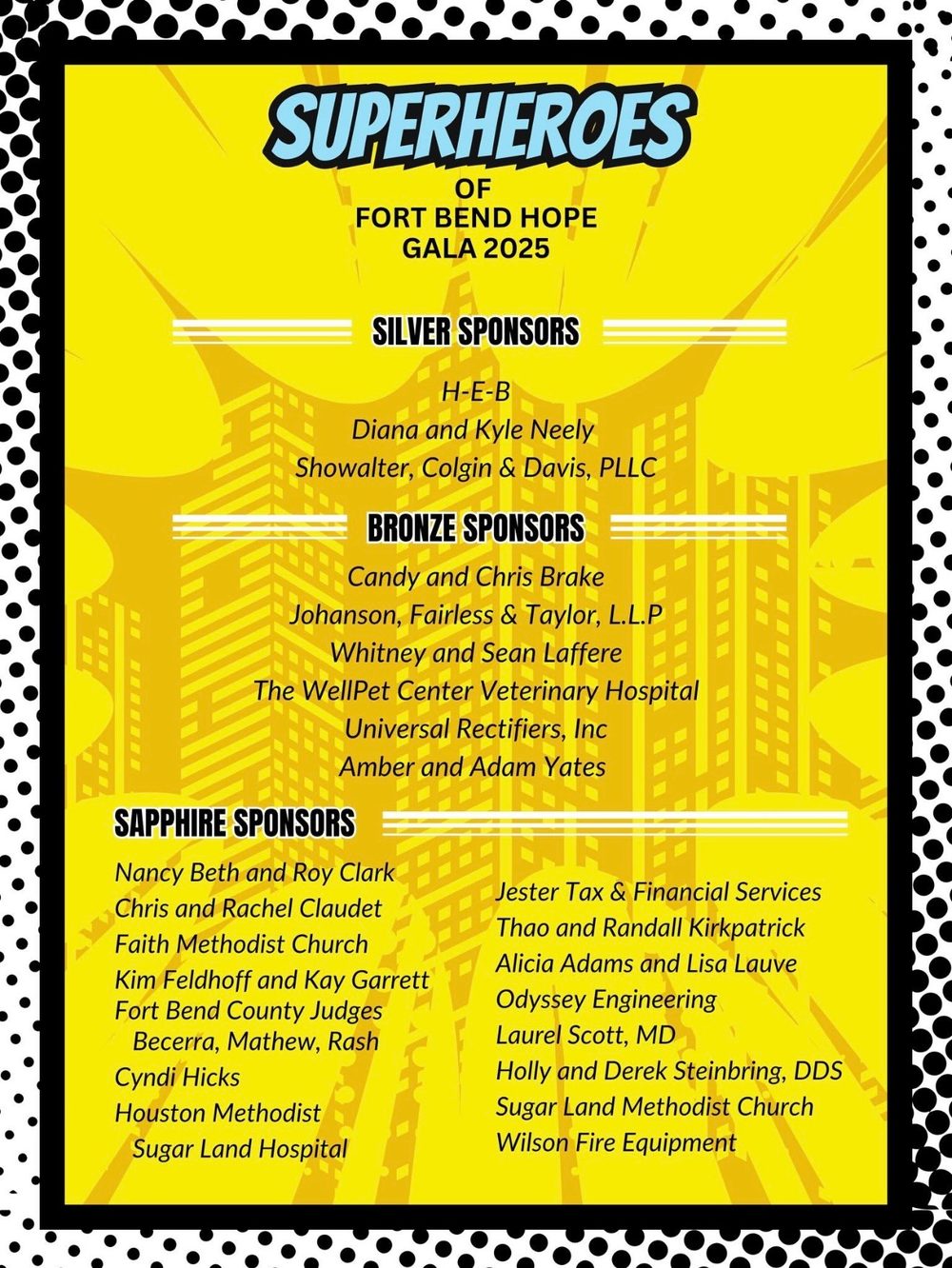 Fort Bend Hope at Showalter Colgin & Davis community involvement, photo 1